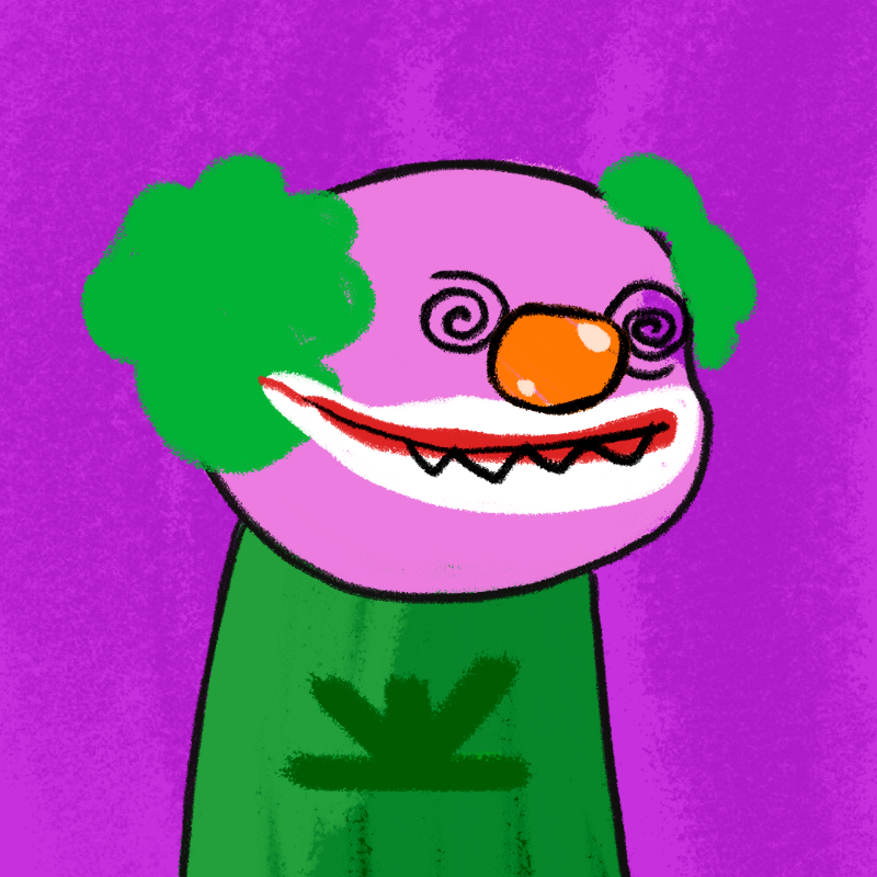 Peculiar clown #75 static token preview