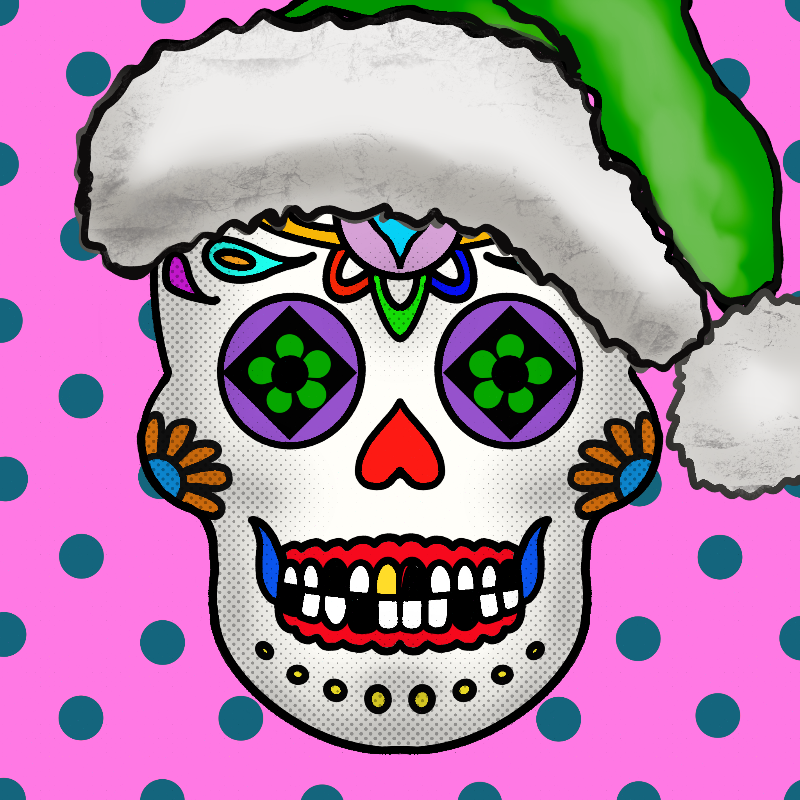 Sugar Skulls #185 static NFT preview