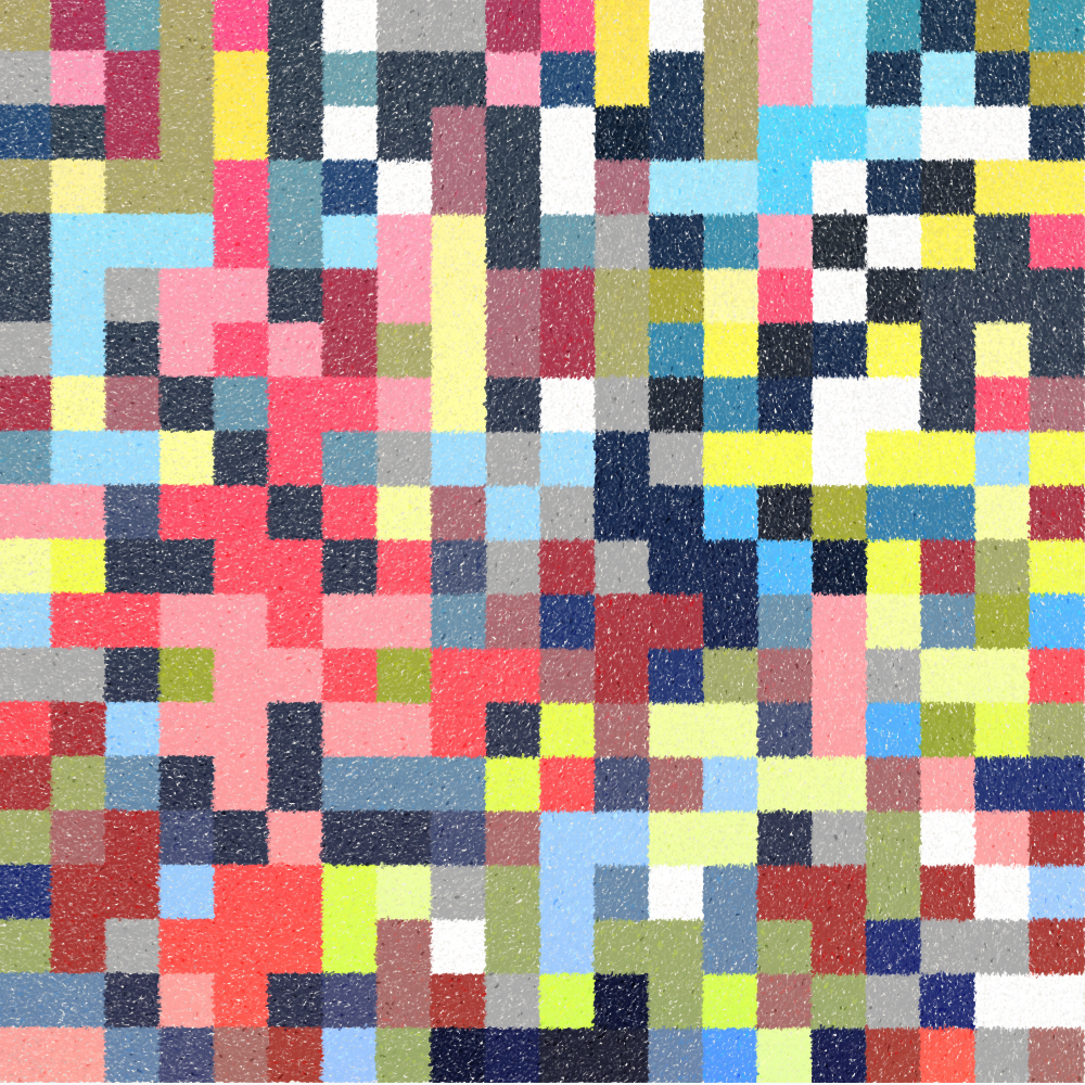 Hydrangea & Patchwork #402 static NFT preview