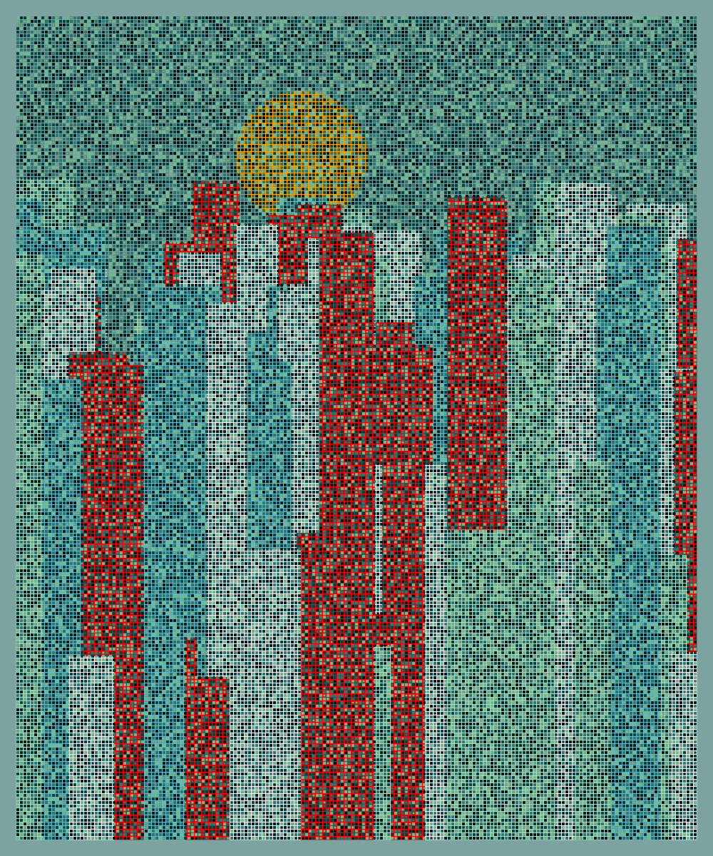 High-rise City #52 static NFT preview