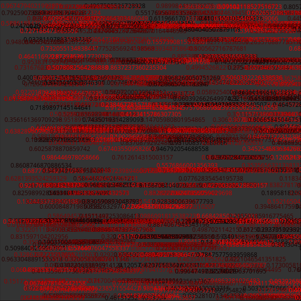 Painting by Random Numbers #23 static token preview