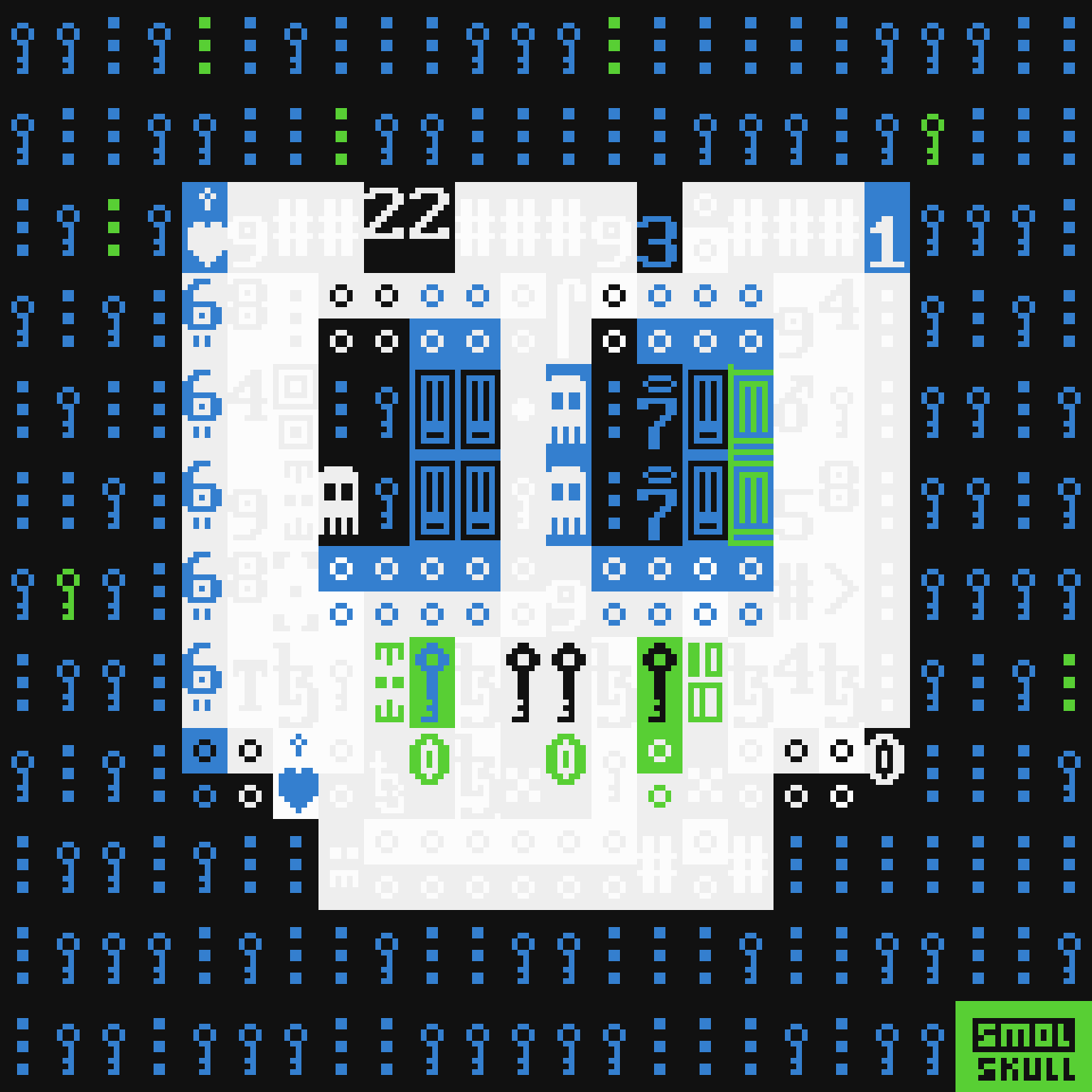 ASCII-SMOLSKULL #181 static token preview