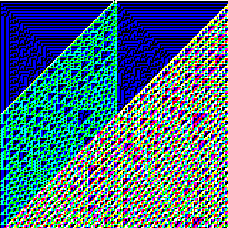 RGB Elementary Cellular Automaton #998 static token preview