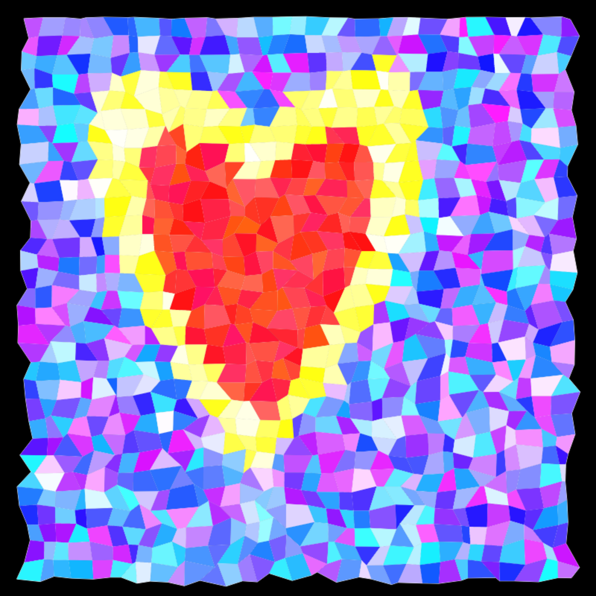 Heart mosaic #7 static token preview