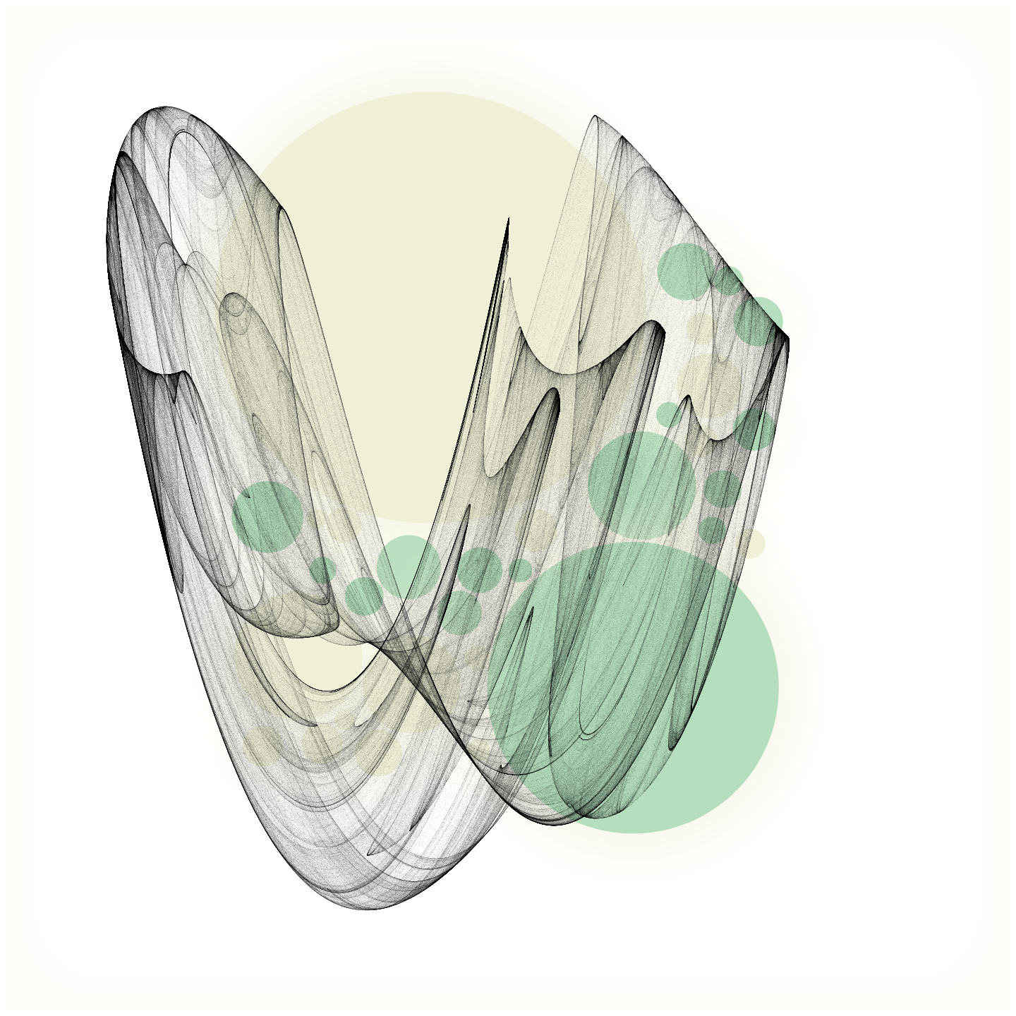 Attractors and Circles #75 static NFT preview