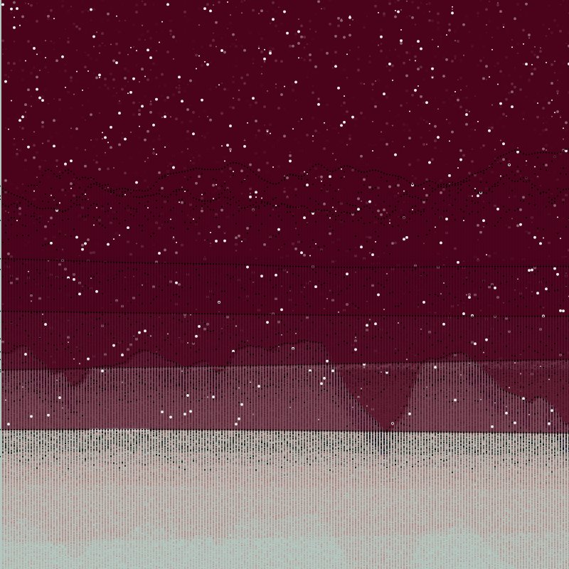 Glitched Mountains GT #45 static NFT preview