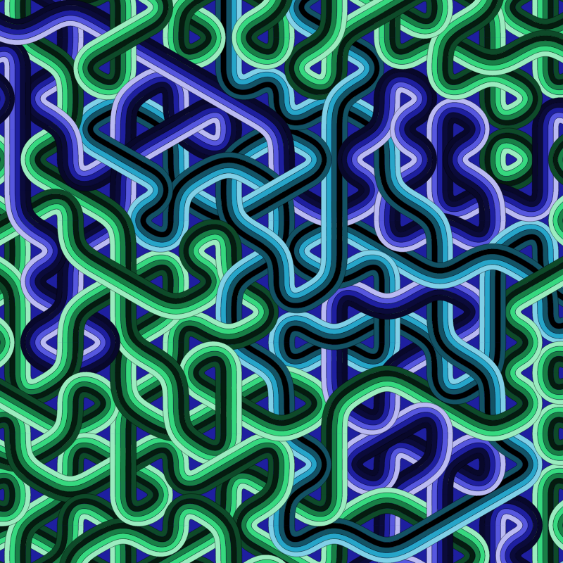 Bézier Truchet #90 static token preview