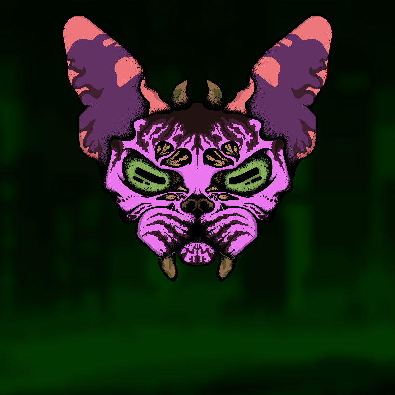 Monster Kitten #30 static NFT preview