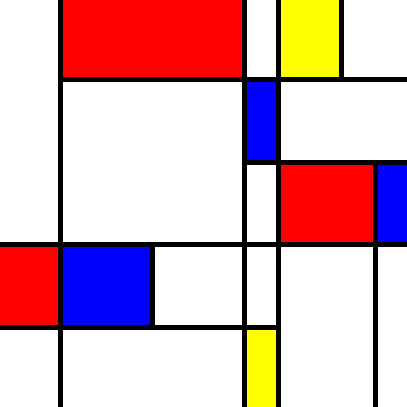 compositioninredblueandyellow.art, (NFT) #72 static NFT preview