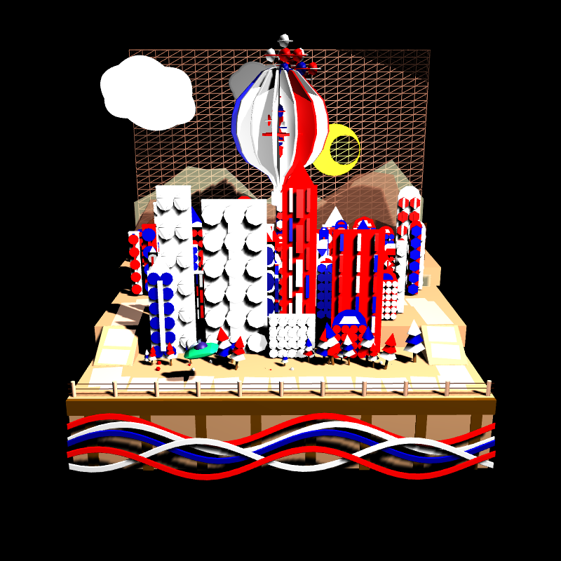 Paper Art 3D #200 static NFT preview