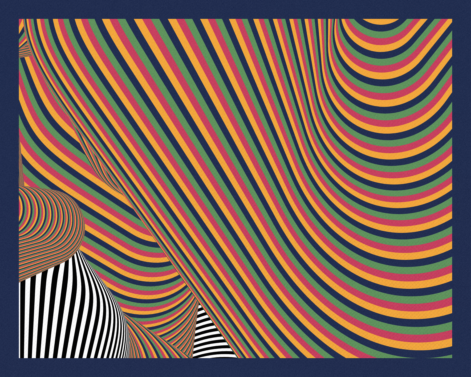 Alternating bands of color #129 static NFT preview