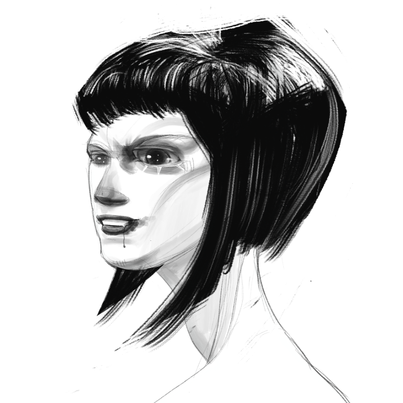 Sketch Woman #39 static token preview