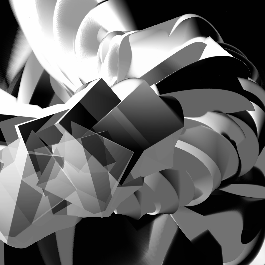 Transparent Evolving Sculpture #40 static token preview
