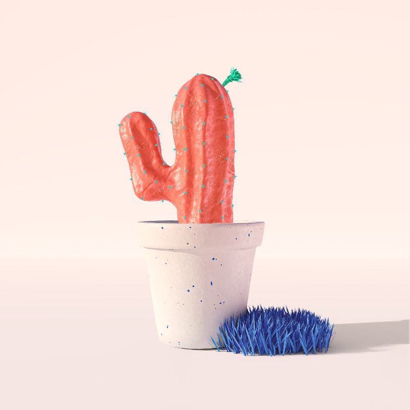 3D Crypto Cacti #56 static token preview