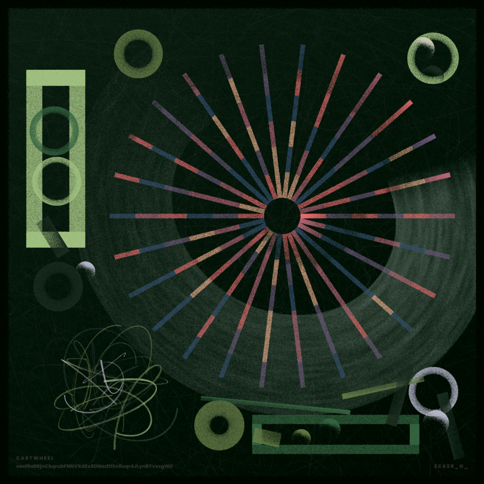 Cartwheel #42 static NFT preview