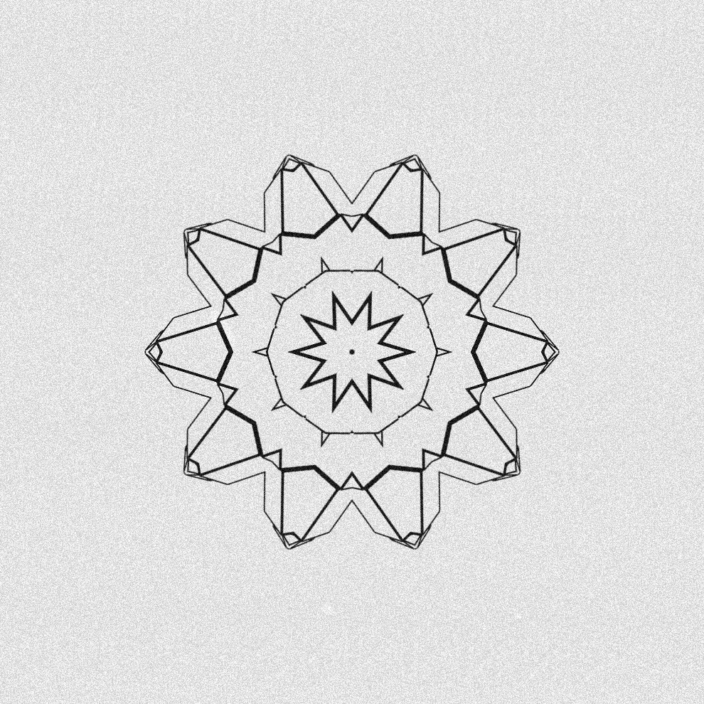 Monochrome Kaleido #110 static token preview