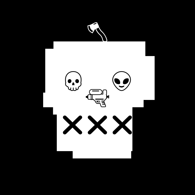 NotSkull(B&W) #40 static token preview
