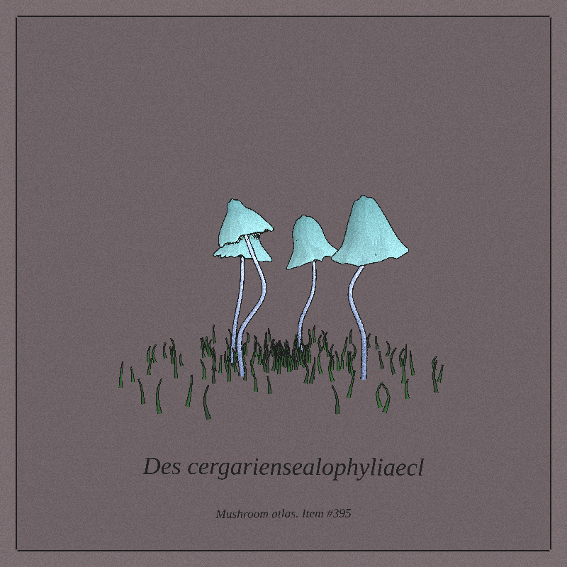 Mushroom Atlas #23 static NFT preview