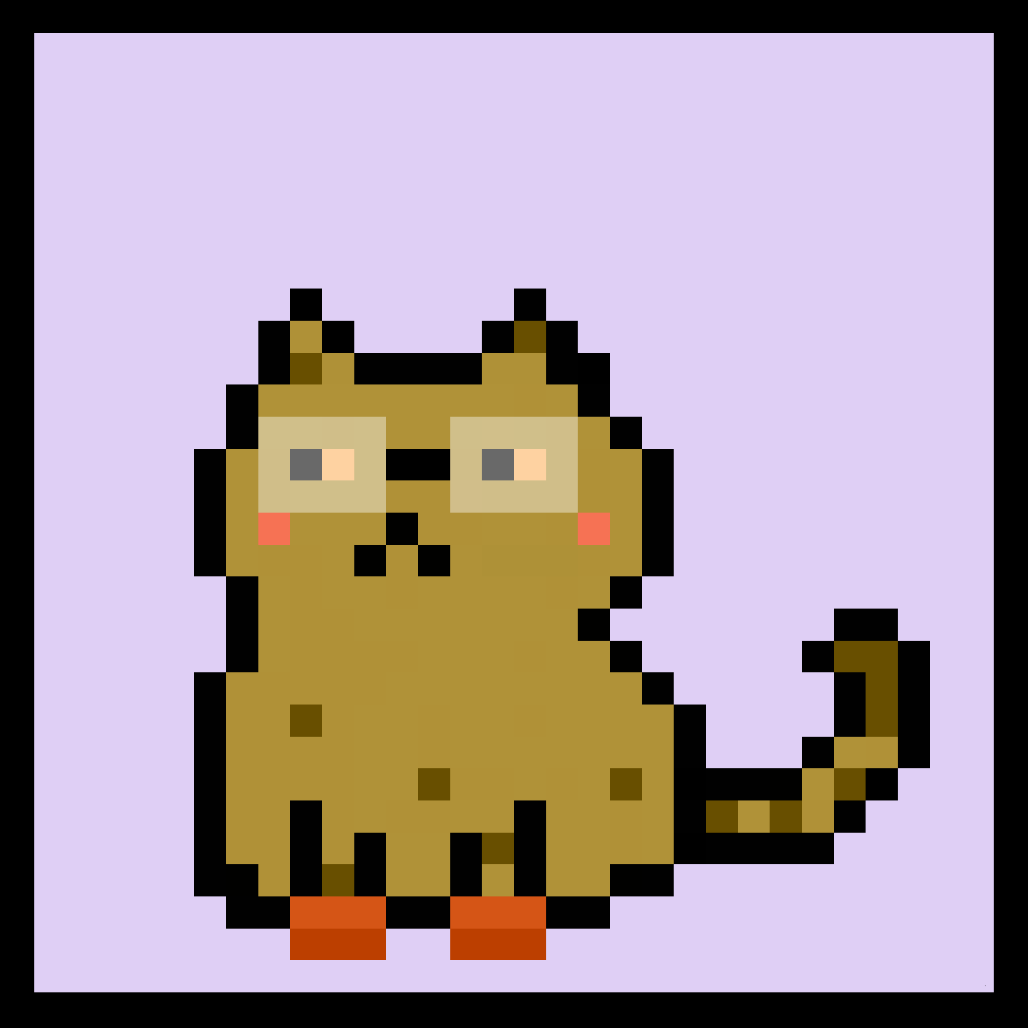 Lazy Kitties #2366 static token preview
