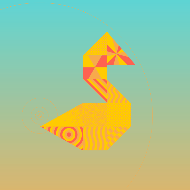 Generative Swans 2 #45 static token preview
