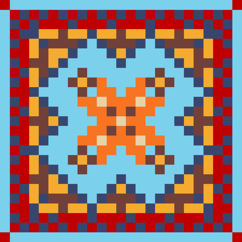 Morixels Carpets #123 static NFT preview