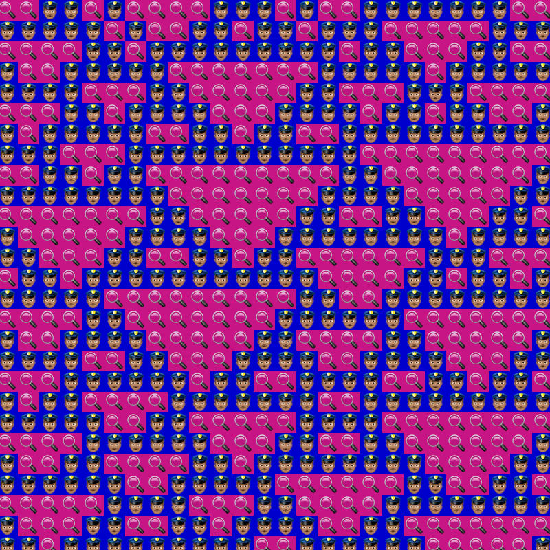 Elementary Cellular Emoji Automata #136 static token preview