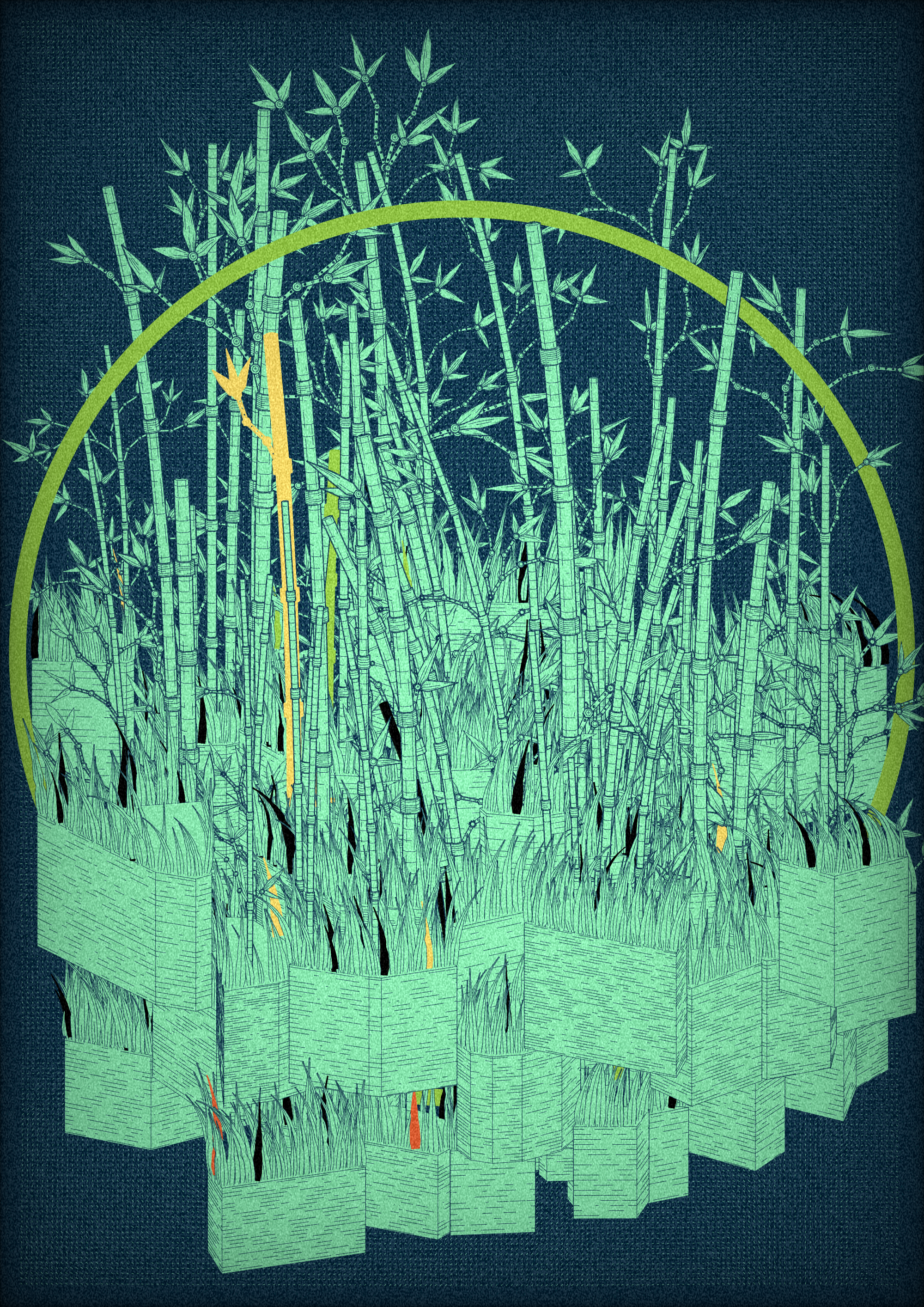 Mecha-Bamboo #64 static NFT preview