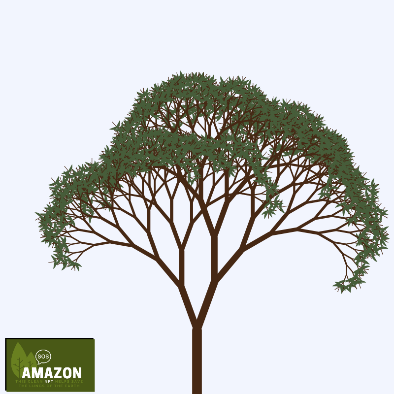 Jacaranda Copaia #14 static NFT preview