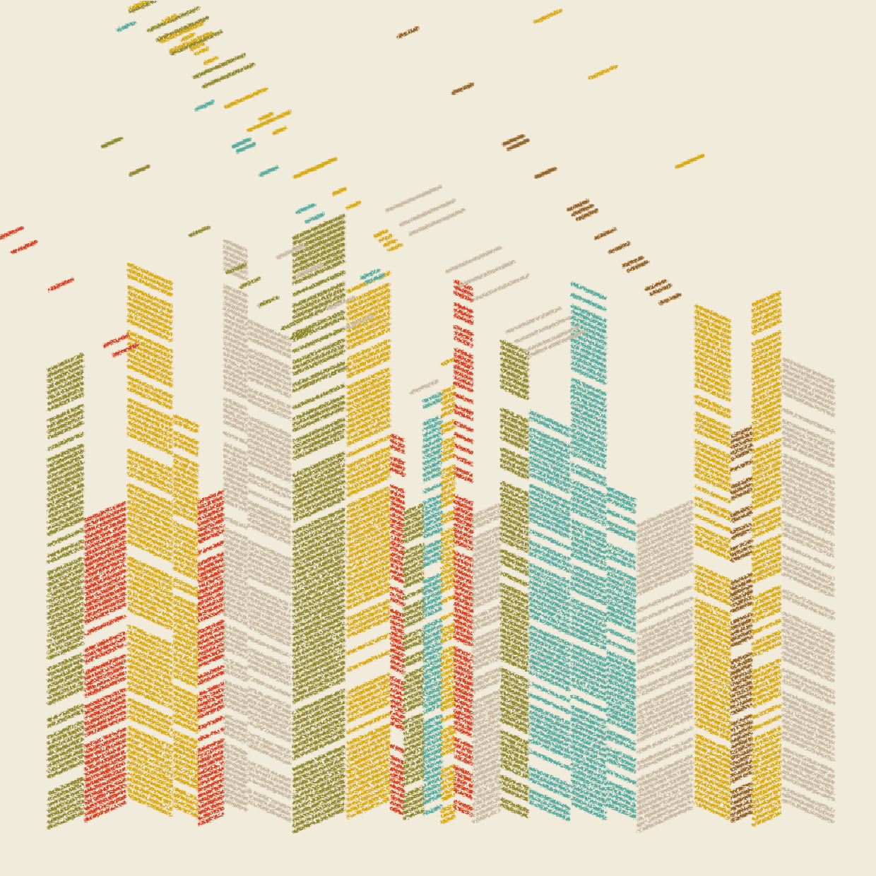 Utopian Skyline #103 static NFT preview