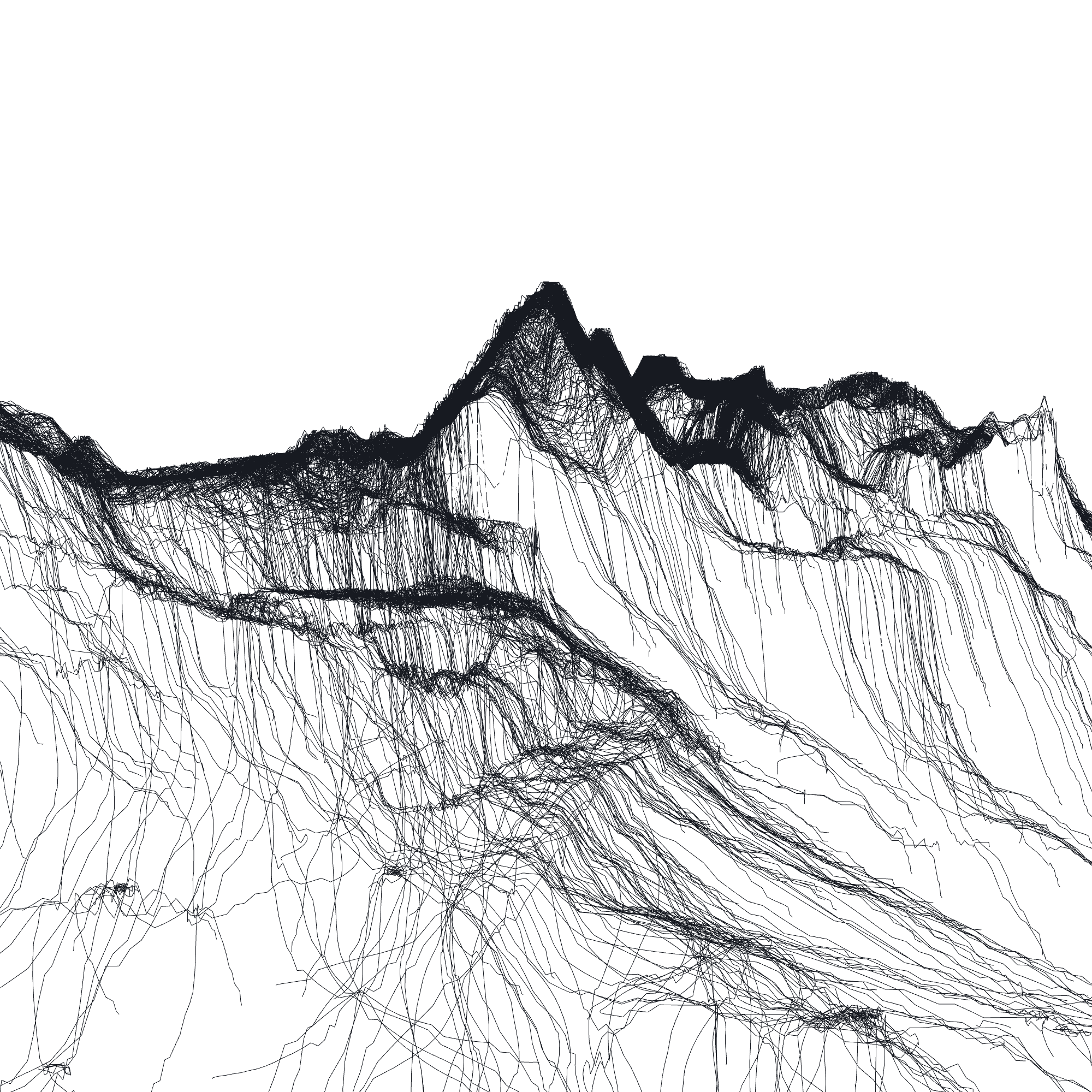 Ridge Scribbles #252 static NFT preview