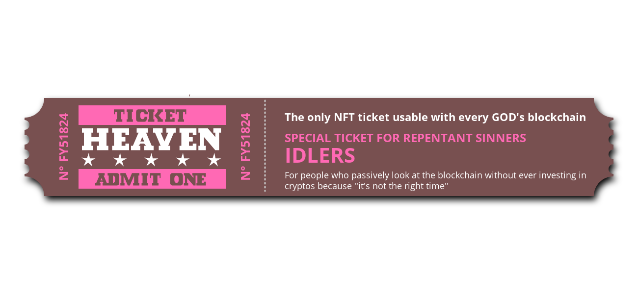 Ticket to Heaven #16 static token preview
