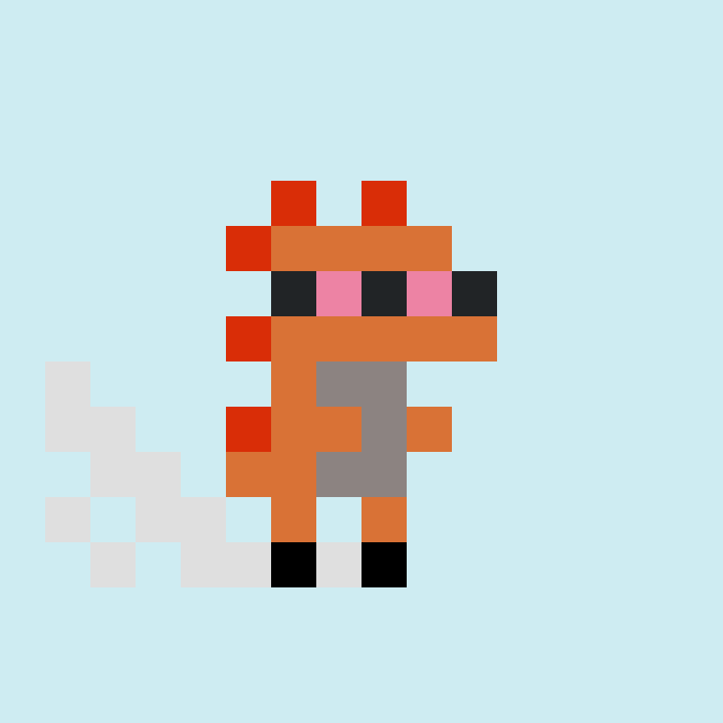 Coded Tiny Dinos #36 static token preview