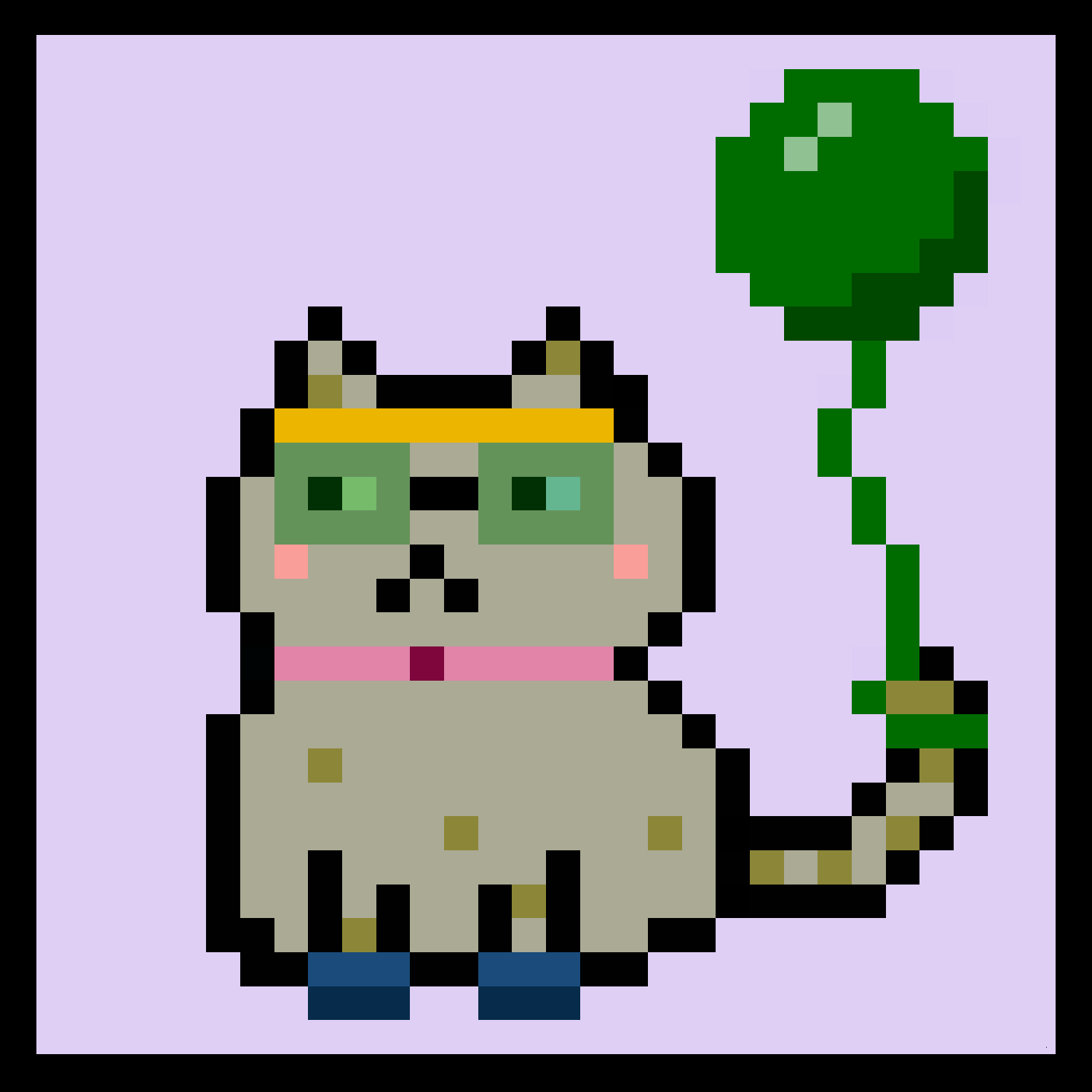 Lazy Kitties #1123 static NFT preview