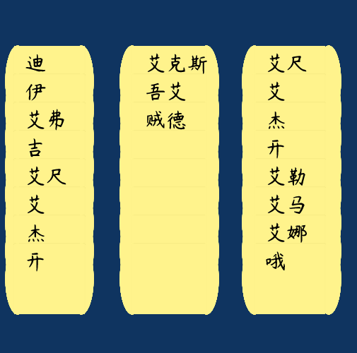 "Clerical script (隸書)" #26 static token preview