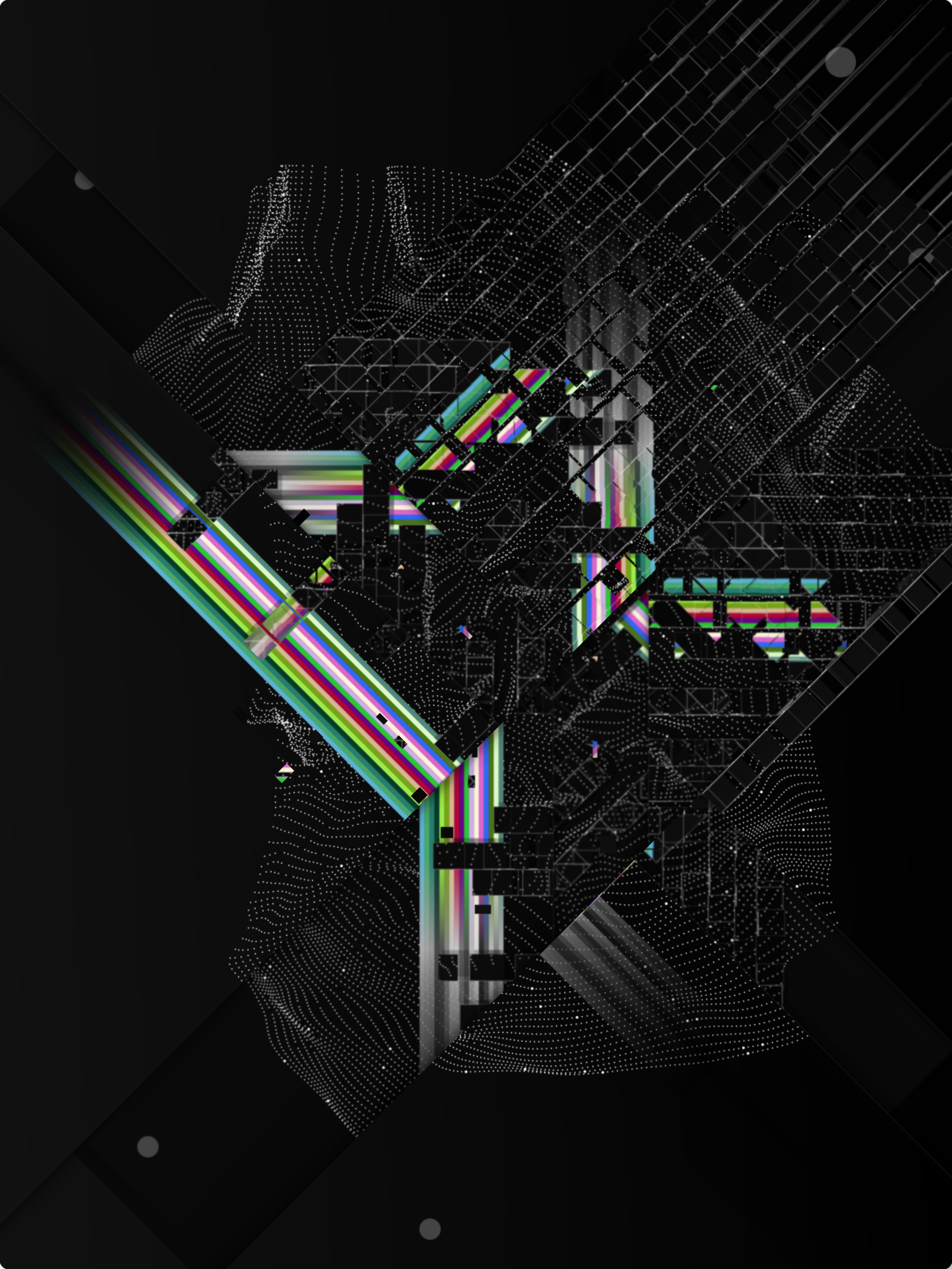 Fronteras en abstracto #231 static token preview