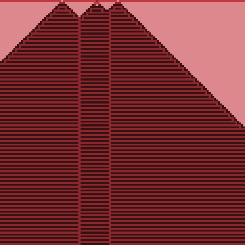 Totalistic Cellular Automata #154 static NFT preview