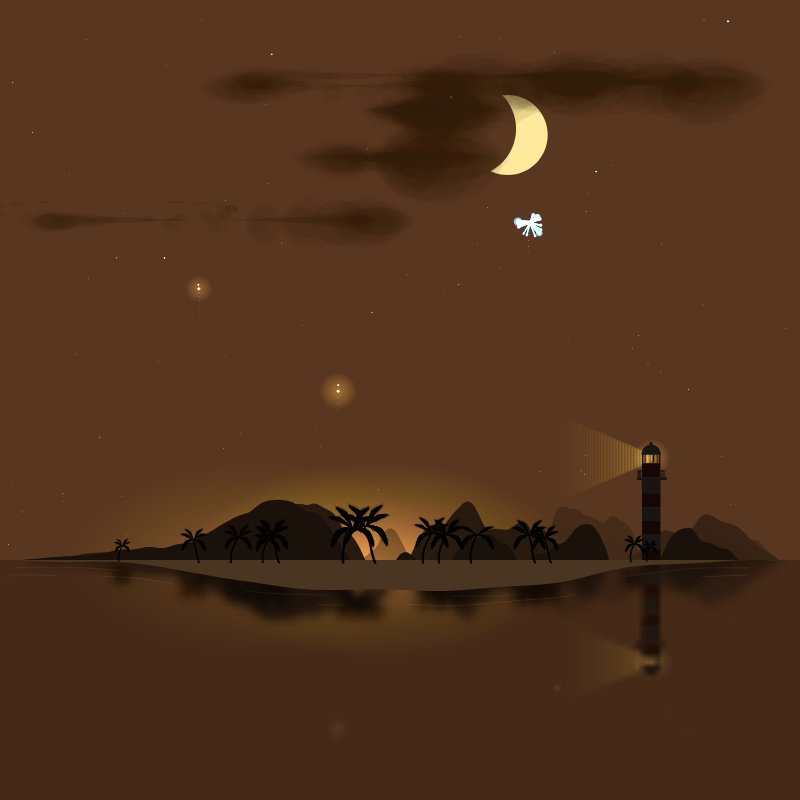 Fireworks Island #56 static NFT preview