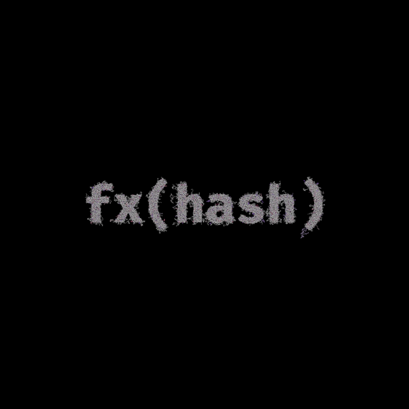 FXHASH Generative Logo #340 static token preview
