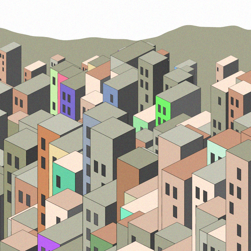 Coloured City #28 static NFT preview