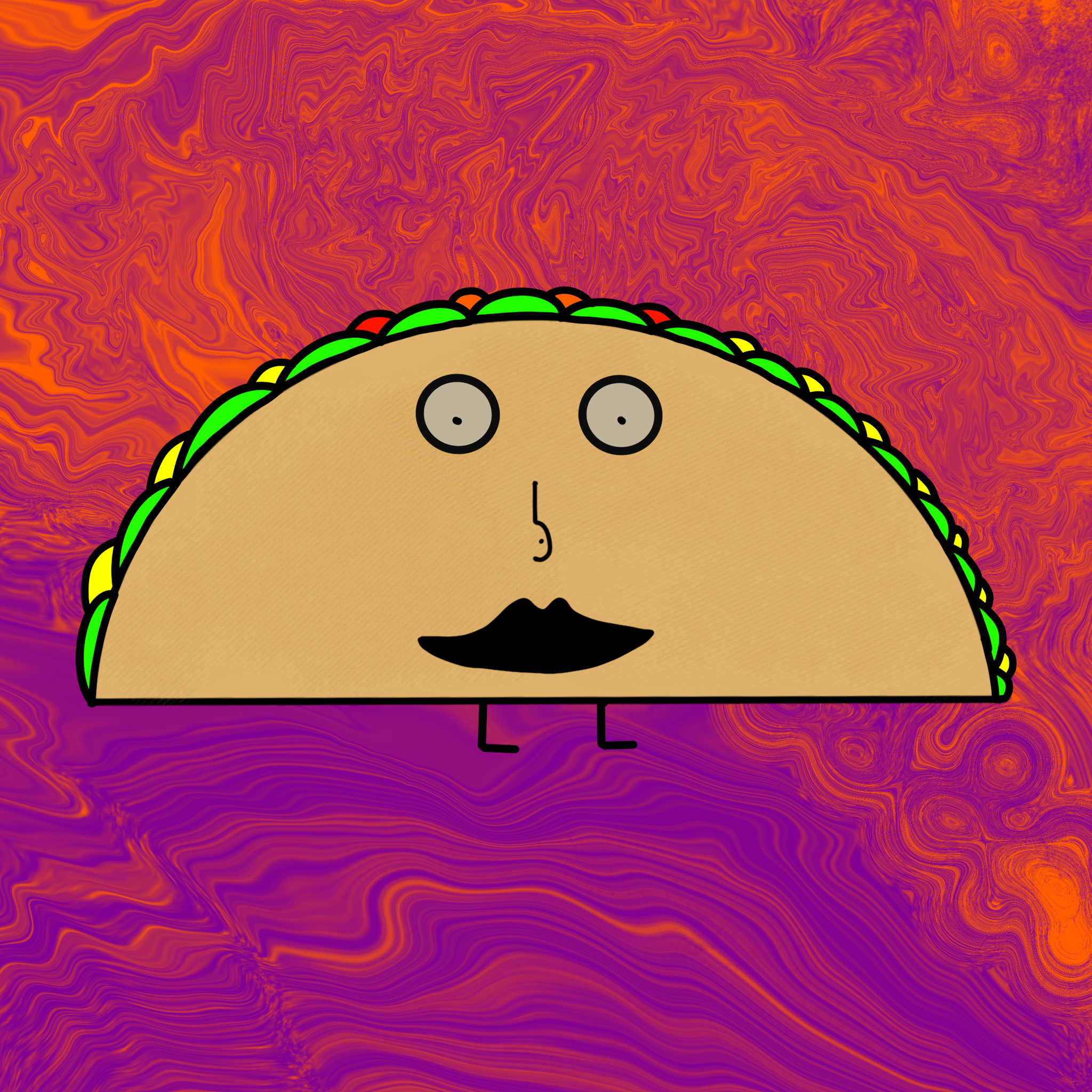 Trippy Tacos #52 static NFT preview