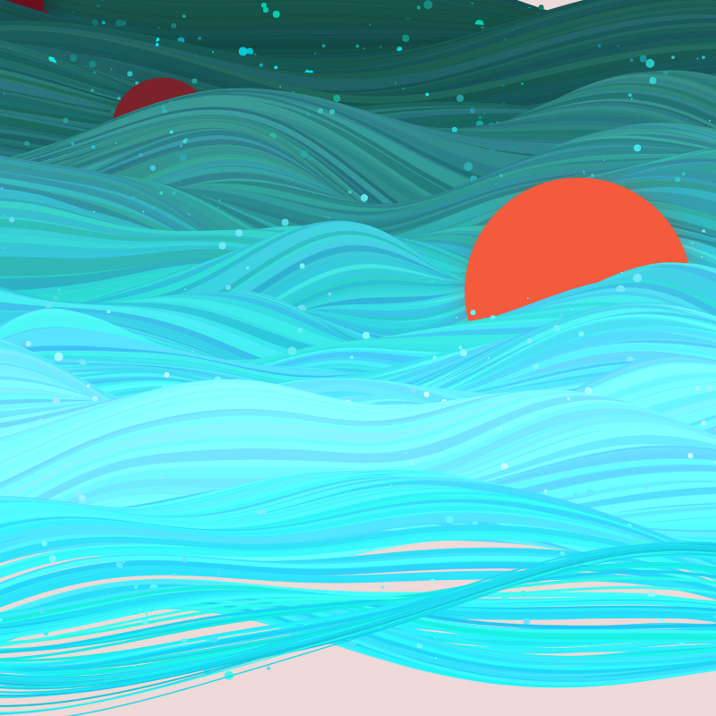 The Ocean Waves #139 static token preview