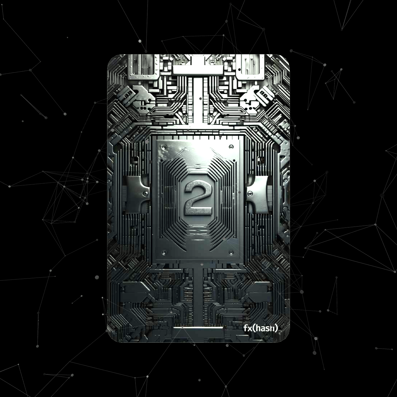 FXHash 2.0 Card #468 static NFT preview