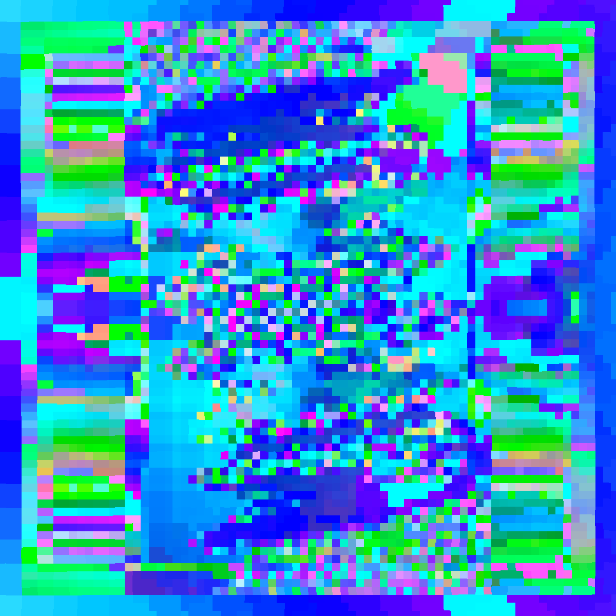 Psychedelic Dance of Pixels #20 static token preview