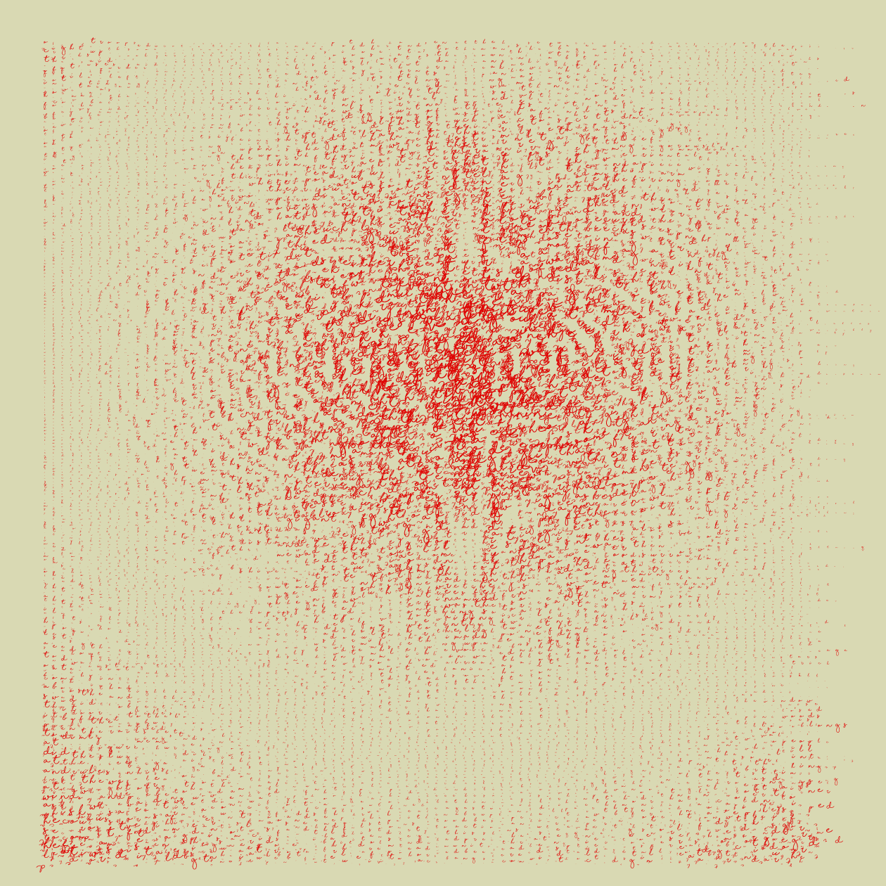 Asemic Writing 1o1 #37 static token preview