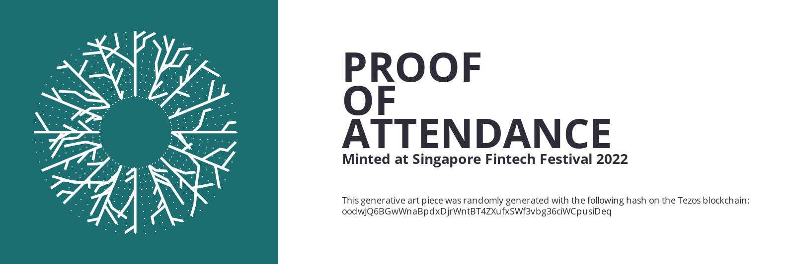 SFF2022 Proof of Attendance Token #1742 static token preview