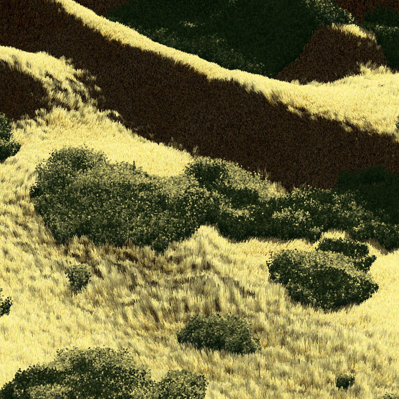 California Hills in Late Sun #93 static NFT preview