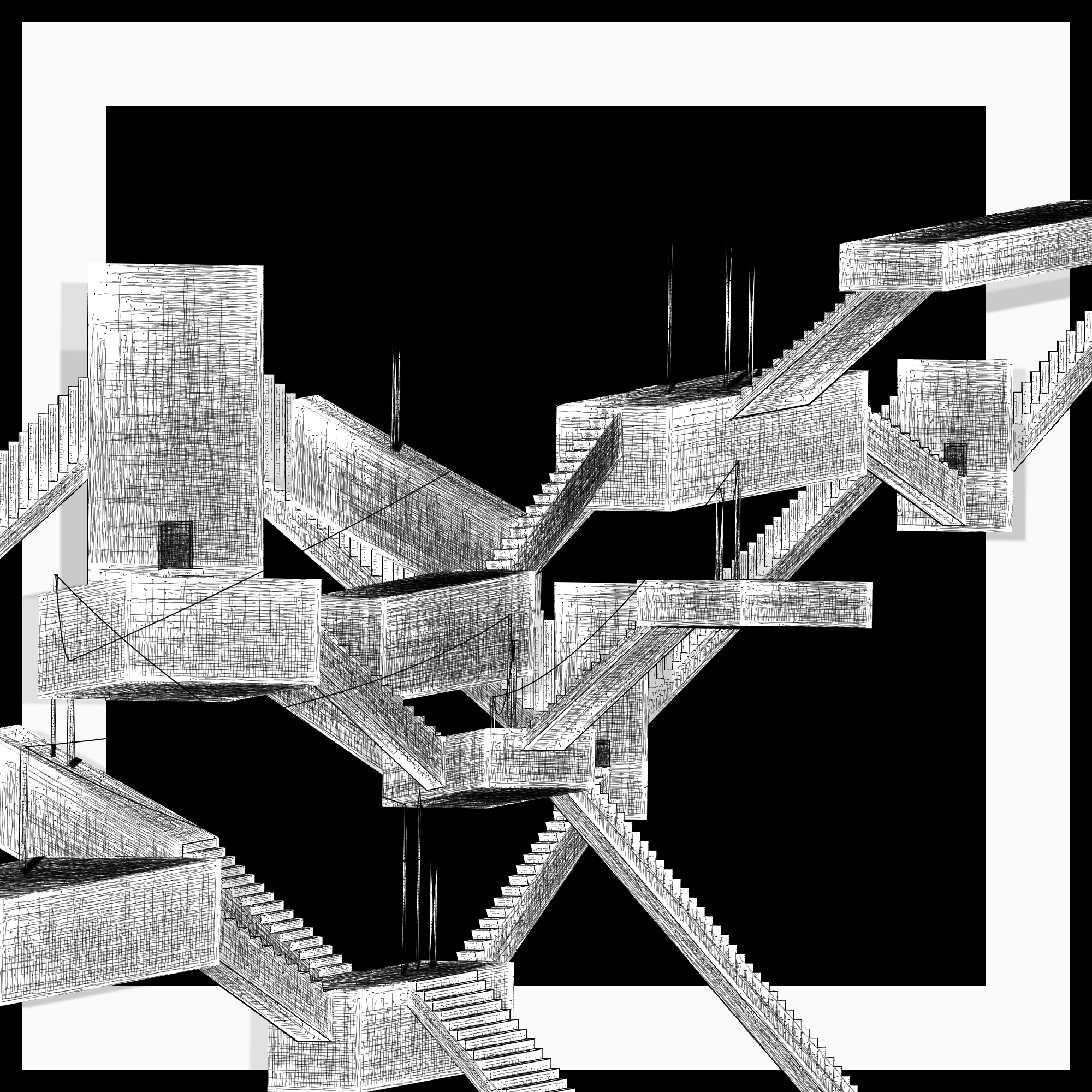 Stairs #36 static NFT preview