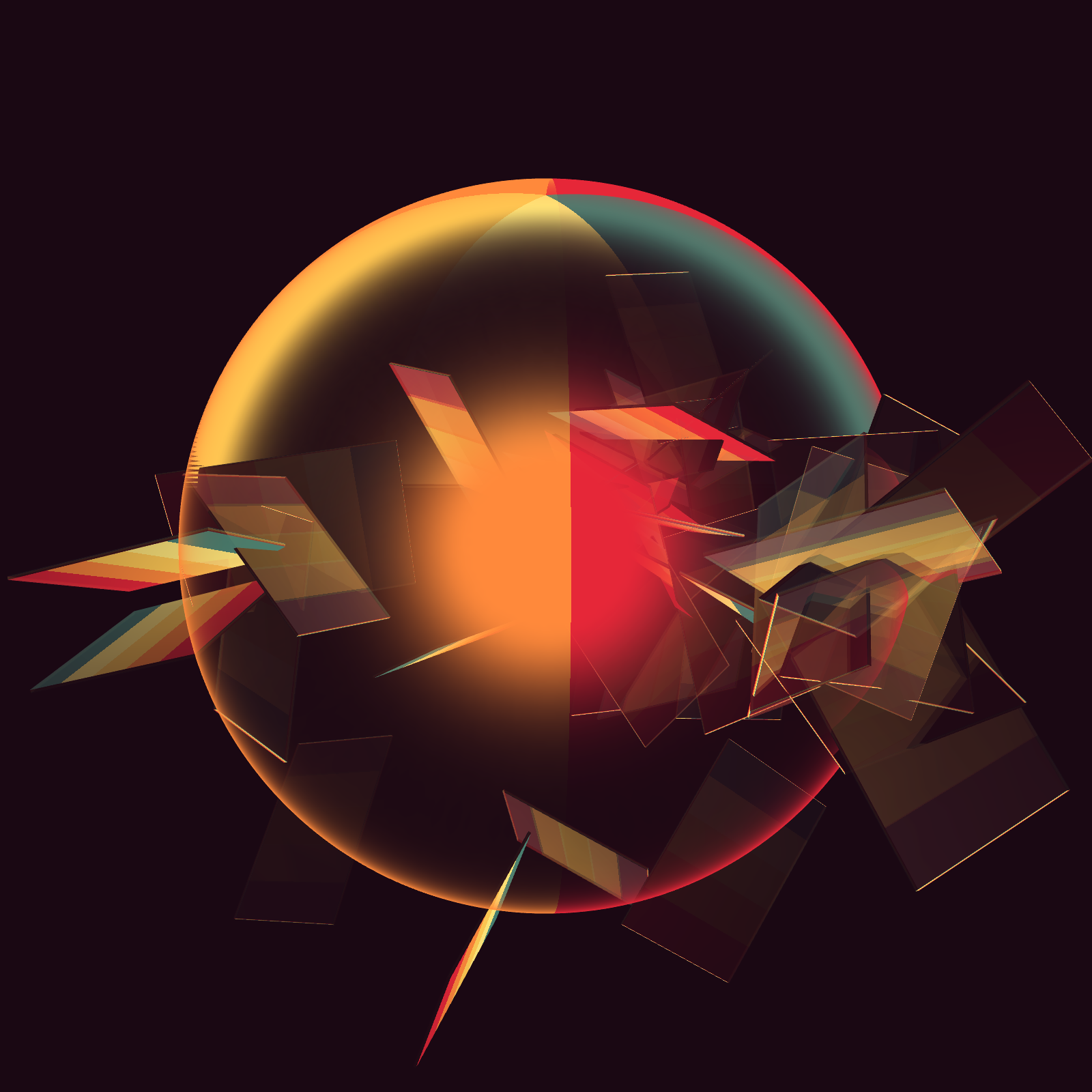 Composition with Sphere #33 static token preview