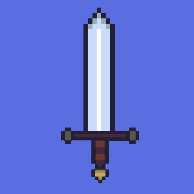 Generative Pixel Swords #7 static NFT preview