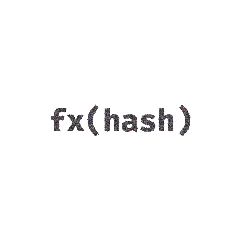 FXHASH Generative Logo #635 static token preview